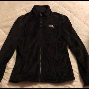 NORTH FACE FUZZY FLEECE JACKET!